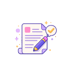 Icono de escritura que representa mejora en redacción y comprensión.