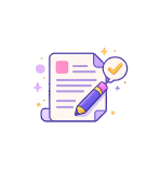 Icono de escritura que representa mejora en redacción y comprensión.