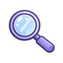 Icono de lupa que representa identificar riesgos en una situación.